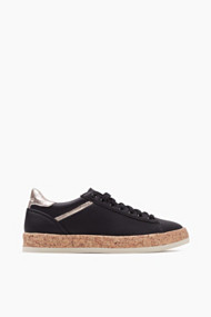Esprit Trendsneakers met beleg van kurk Black for Women