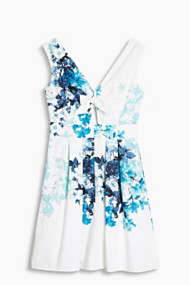 Esprit Katoenen jurk in vrouwelijke retro look Off White for Women