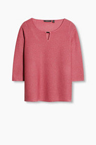 Esprit Gestructureerde trui met sierdetail Blush for Women