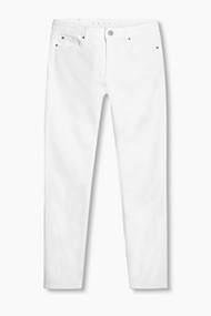 Esprit 5-pocket-jeans van elastisch denim White for Women