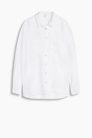 Esprit Luchtige overhemdblouse van 100% linnen Off White for Women