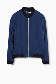 Esprit Bomberjack met vlinderprint Navy for Women