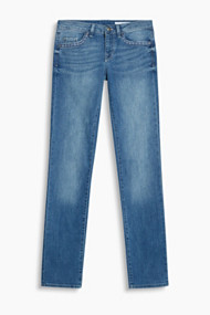 Esprit Jeans met klepzakken en borduursel Blue Medium Washed for Women
