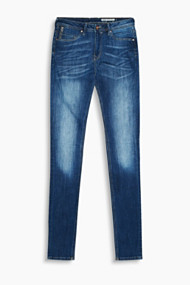 Esprit Jeans met stretch en hoge taille Blue Medium Washed for Women