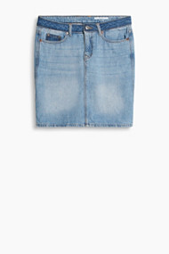 Esprit Denim rok van 100% katoen Blue Bleached for Women