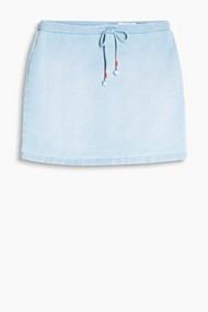 Esprit Superzachte denim rok Blue Light Washed for Women