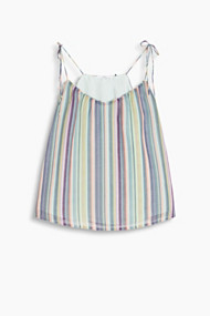 Esprit Fijne chiffon top, spaghettibandjes Light Aqua Green for Women