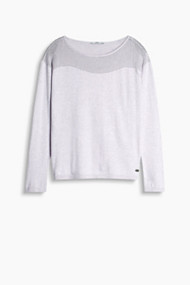 Esprit Trui met opengewerkt breisel Lavender for Women