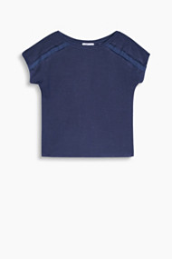 Esprit T-shirt met transparante passen Dark Blue for Women