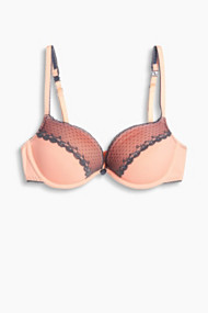 Esprit Push-up-bh met tweekleurige look Salmon for Women