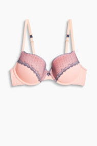 Esprit Gewatteerde beugel-bh, 2-tone look Salmon for Women