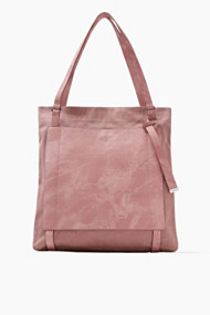 Esprit Canvas shopper van een materiaalmix Old Pink for Women