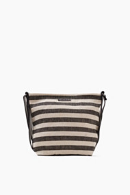 Esprit Schoudertas van een katoen-linnenmix Black for Women