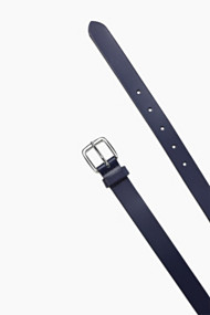 Esprit Minimalistische basic riem van 100% leer Navy for Women