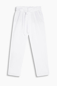 Esprit Vrouwelijke broek van katoen White for Women
