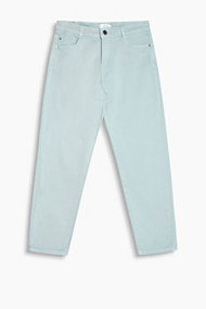 Esprit Kortere stretchbroek met hoge taille Light Aqua Green for Women
