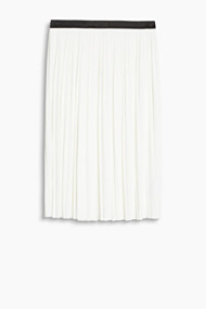 Esprit Geplisseerde midirok van jersey Off White for Women