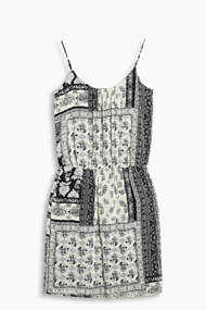 Esprit Luchtige crinkled jurk met spaghettibandjes Beige for Women