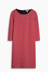 Esprit Getailleerde sweatjurk met jacquardpatroon Pink Fuchsia for Women