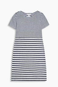 Esprit Luchtige sweatjurk met strepen Navy for Women