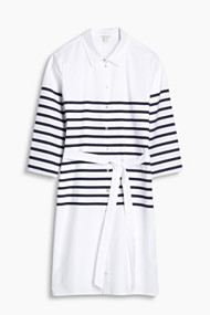 Esprit Overhemdjurk van katoen-stretch White for Women