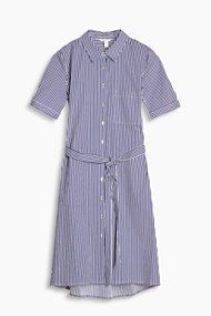 Esprit Overhemdjurk van katoen-stretch White for Women