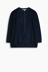 Esprit Open bolero van fijn breisel Navy for Women