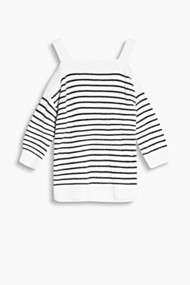 Esprit Off-the-shoulder trui van 100% katoen Navy for Women