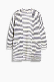 Esprit Lang vest van luchtig gestructureerd breisel Navy for Women