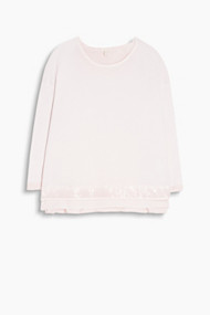 Esprit Losse longsleeve met pailletjes Light Pink for Women