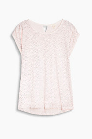 Esprit Fijn T-shirt met trendy print all-over Light Pink for Women
