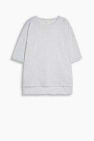 Esprit Licht, oversized shirt van 100% katoen Light Grey for Women