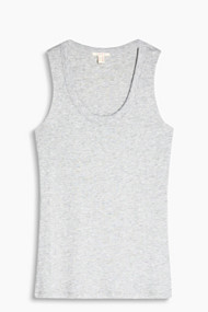 Esprit Vrouwelijke tanktop van 100% katoen Light Grey for Women