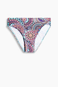 Esprit Comfortabele slip met etnische print Pink Fuchsia for Women