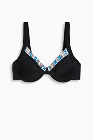 Esprit Ongewatteerde beugeltop voor grote cups Black for Women