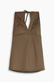 Esprit Gewatteerde lange top met halter Dark Khaki for Women