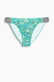 Esprit Slip met print en elastische zijbandjes Aqua Green for Women