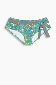 Esprit Hipster-short met paisleyprint Aqua Green for Women