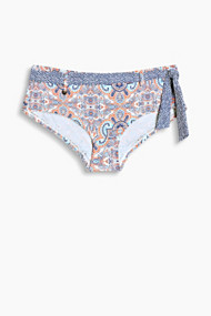 Esprit Hipster-short met paisleyprint en bindband Red for Women