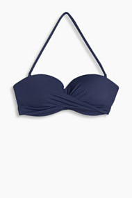 Esprit Gewatteerde top met variabele bandjes Grey Blue for Women