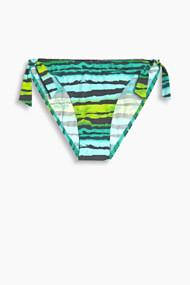 Esprit Slip met gebatikte print en strikkoordjes Aqua Green for Women