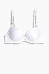 Esprit Push-up-bh met ton sur ton gaatjespatroon White for Women