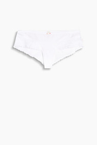 Esprit Hipster-short met gaatjesborduursel White for Women
