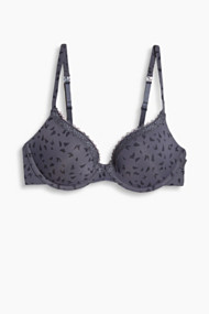 Esprit Push-up-bh met multifunctionele bandjes Dark Grey for Women