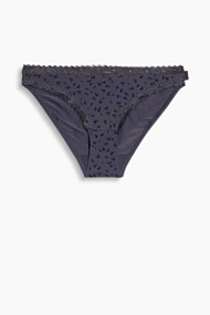 Esprit Zijdeachtige hipster-slip met vlinderprint Dark Grey for Women