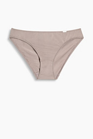 Esprit Zijdeachtige hipster-slip met cleane look Taupe for Women