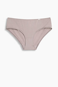 Esprit Zijdeachtige hipster-short met cleane look Taupe for Women
