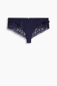 Esprit Hipster-short met kant en strepen Navy for Women