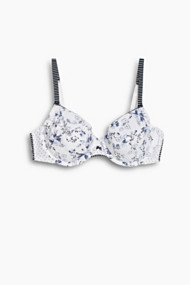 Esprit Ongewatteerde beugel-bh met motiefmix White for Women