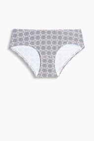 Esprit Hipster-short met een fijne print White for Women